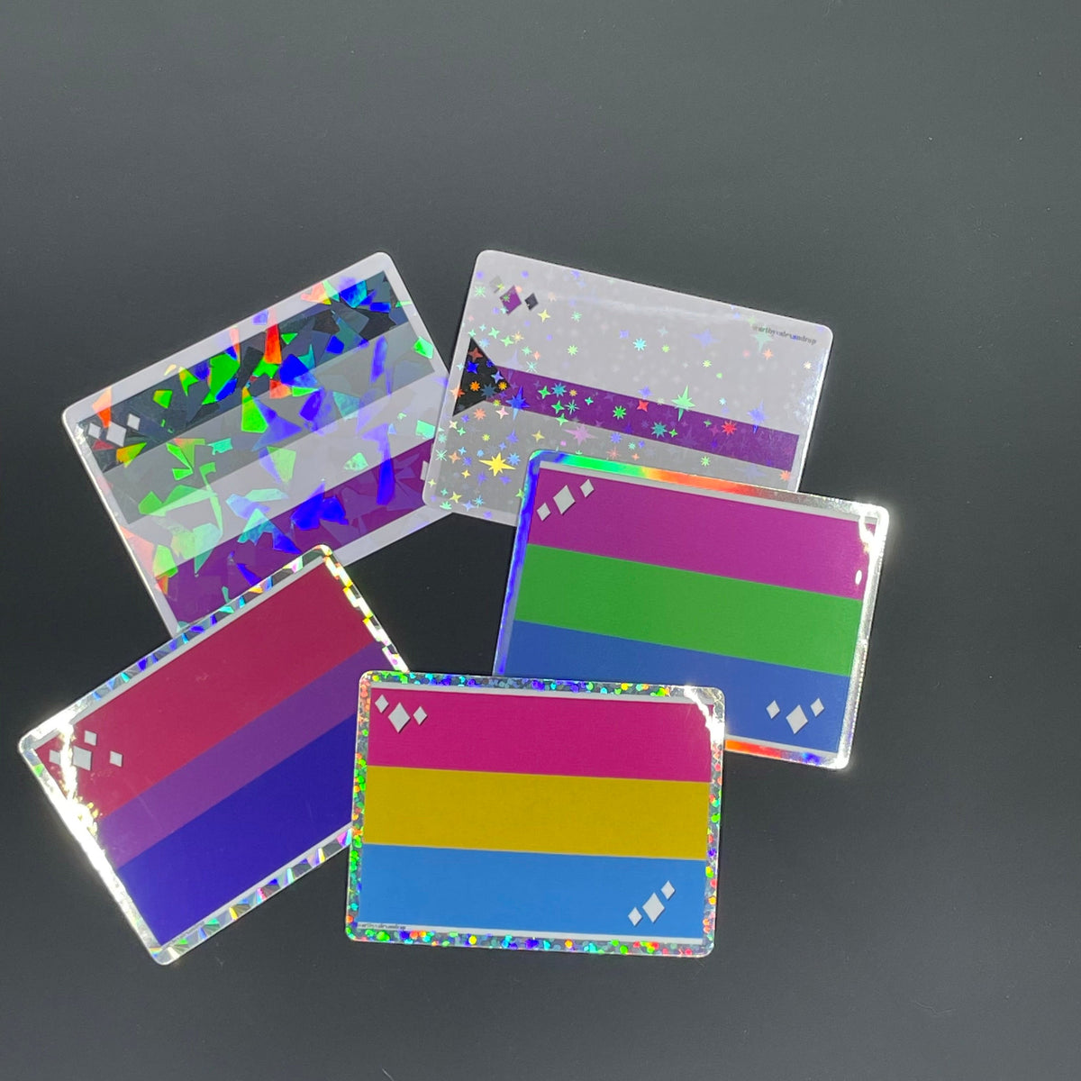 Demisexual Flag Sticker | Holographic Pride Sticker