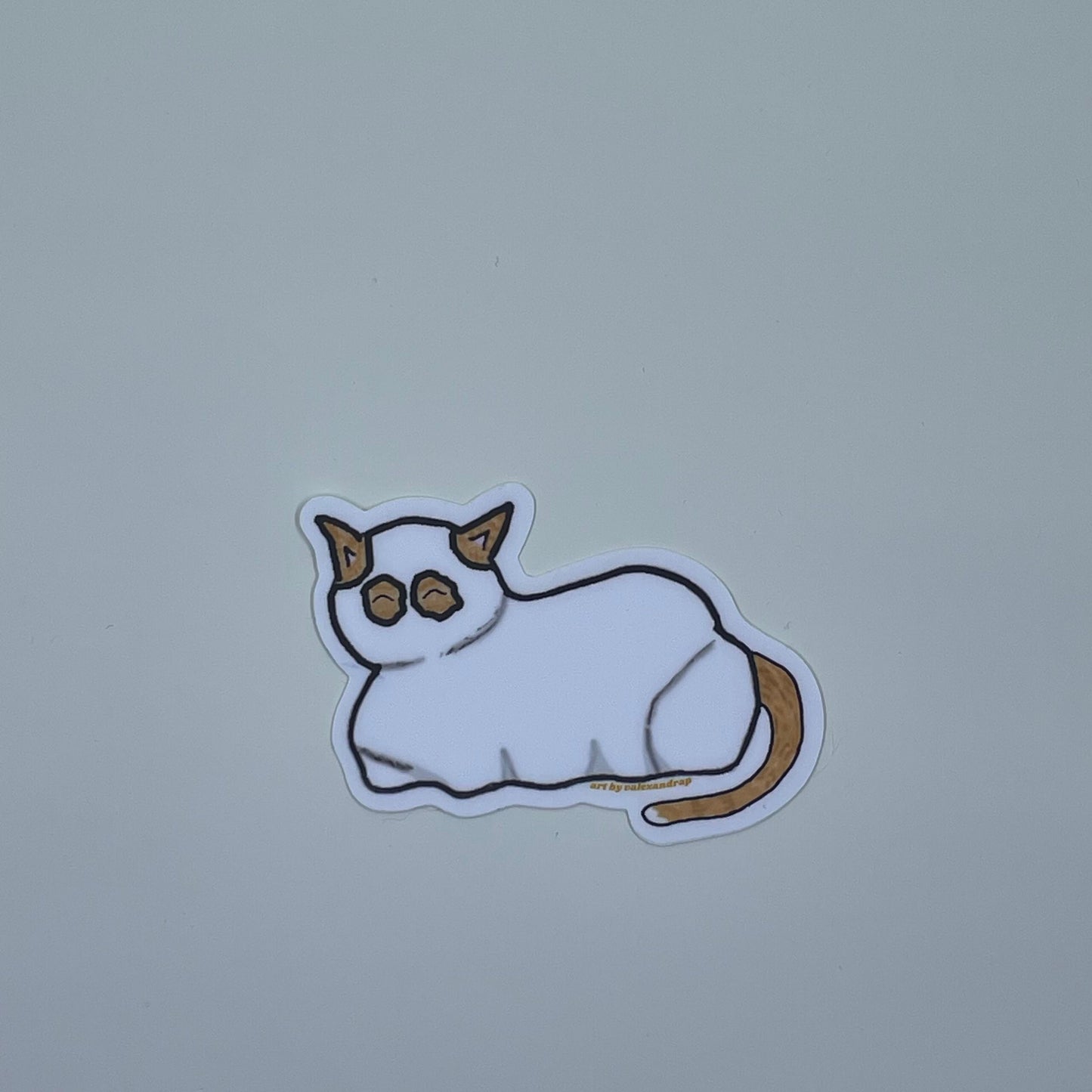 Ghost Cat Halloween Sticker