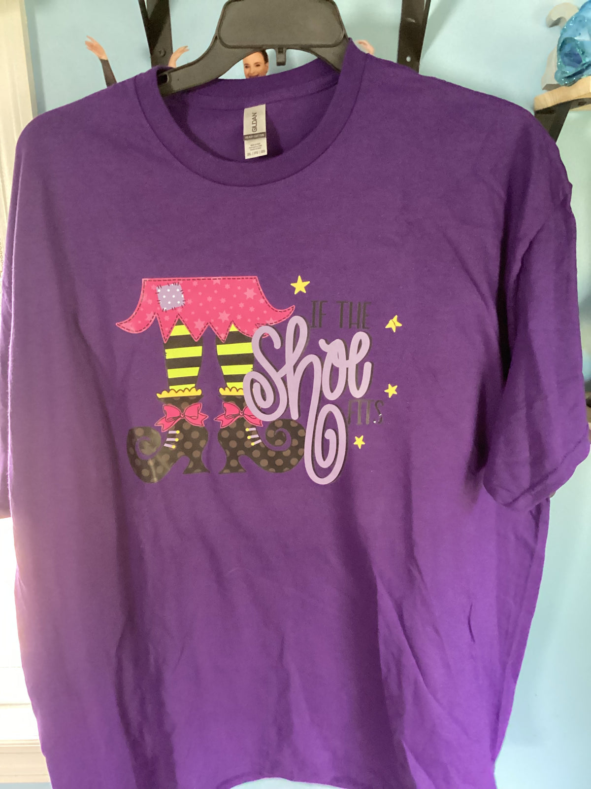 If the Shoe Fits Halloween Witch ADULT T-Shirt
