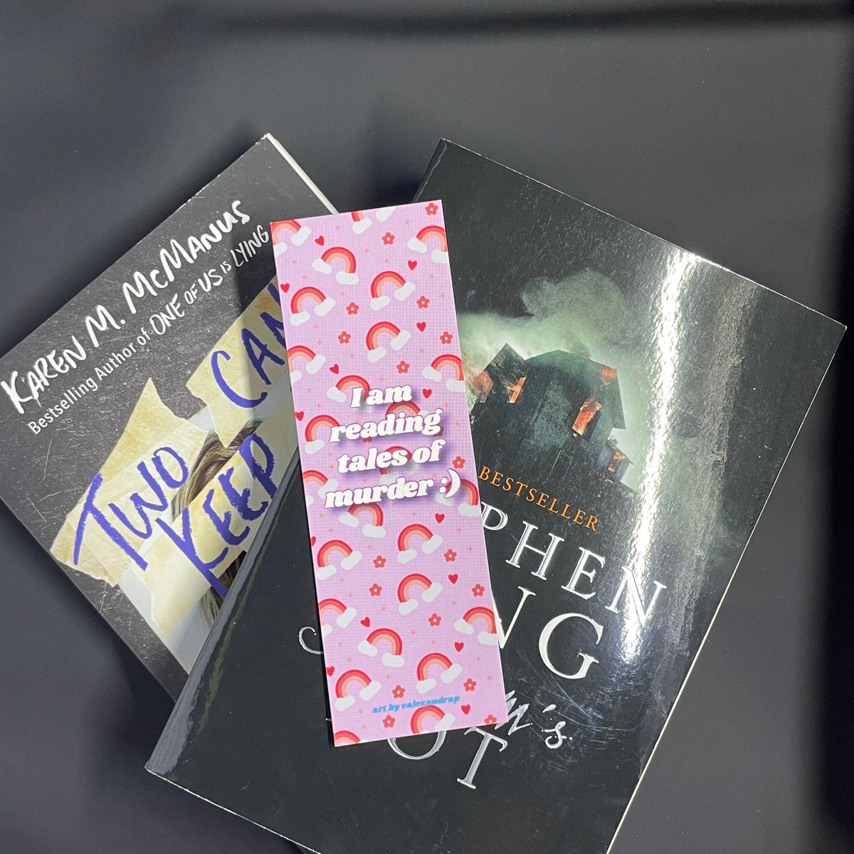 I am reading tales of murder Bookmark