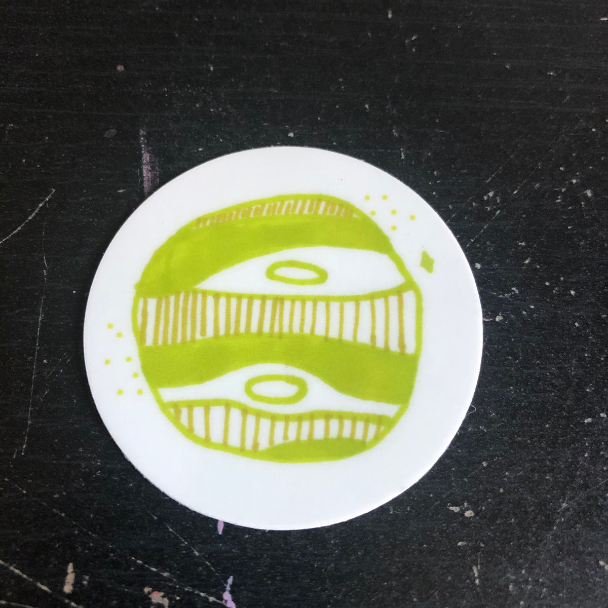 Green Planet Sticker