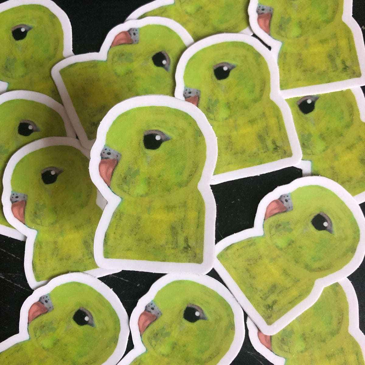 Yellow Parakeet Bird MINI Sticker