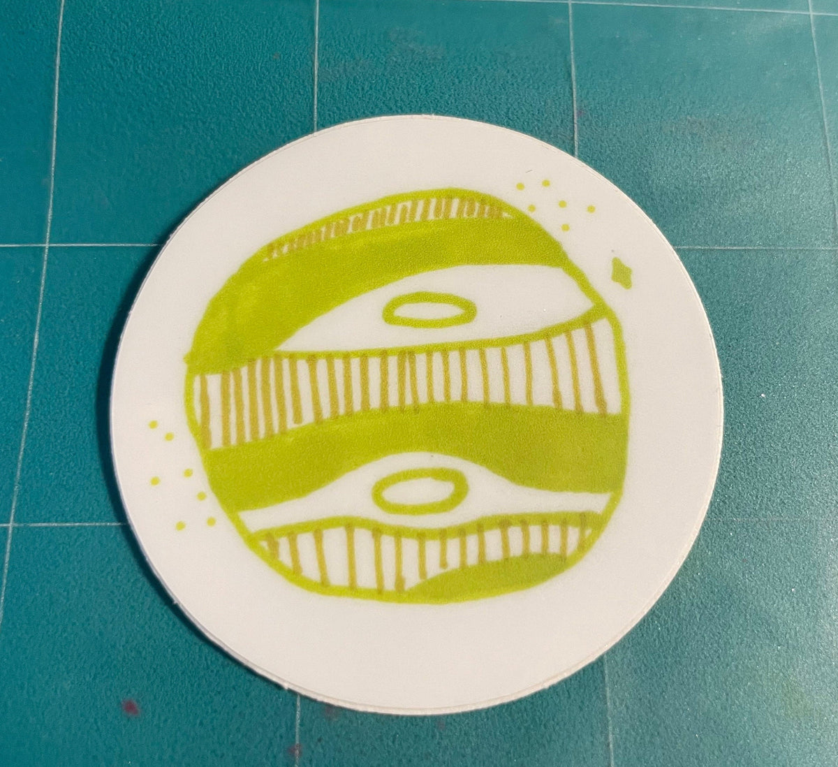 Green Planet Sticker