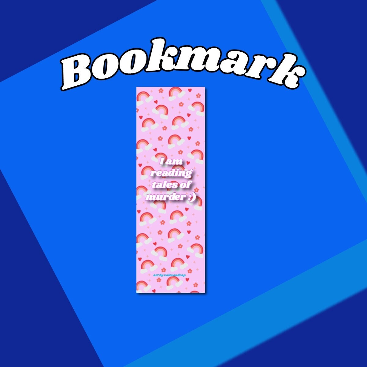 I am reading tales of murder Bookmark
