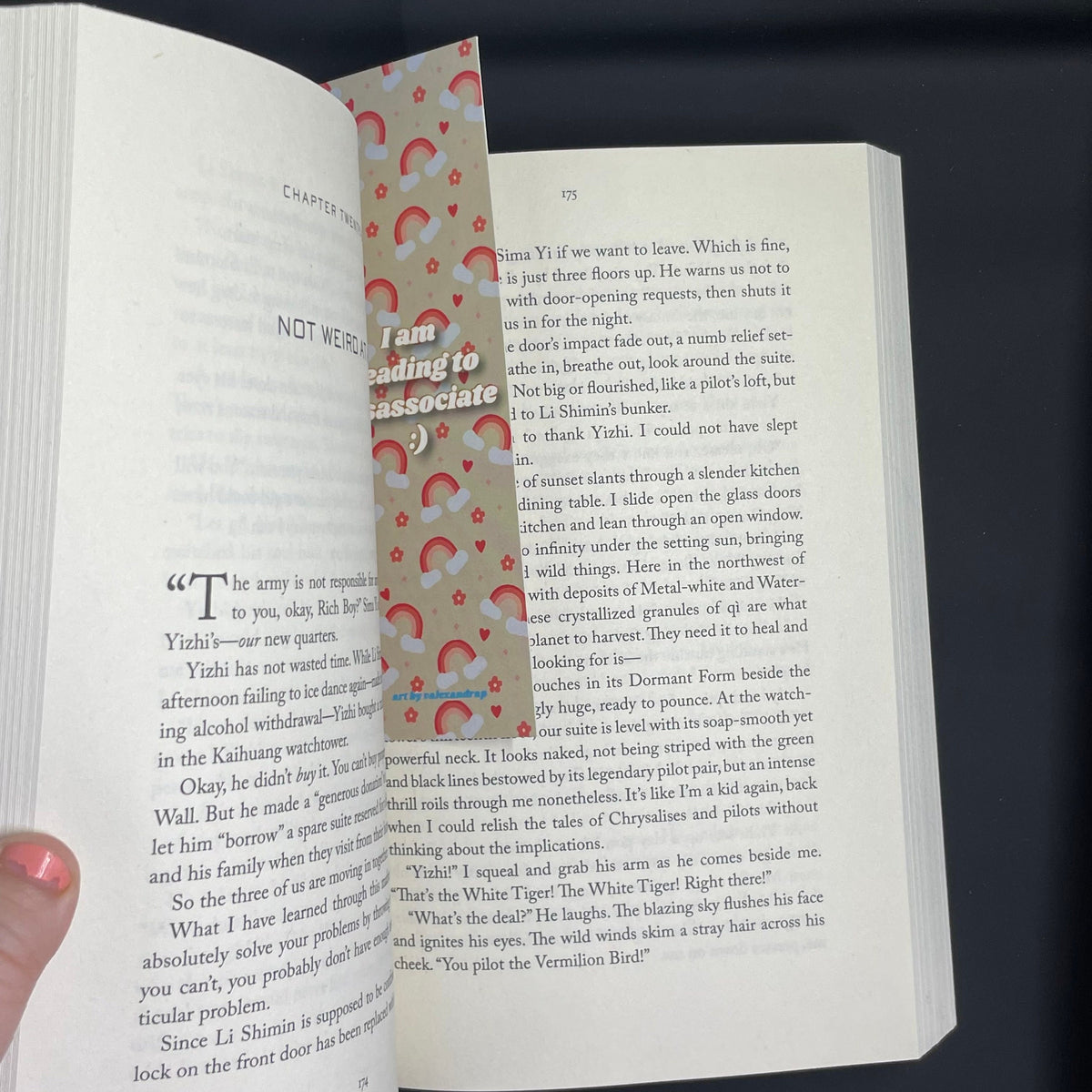 I am reading to dissociate Bookmark