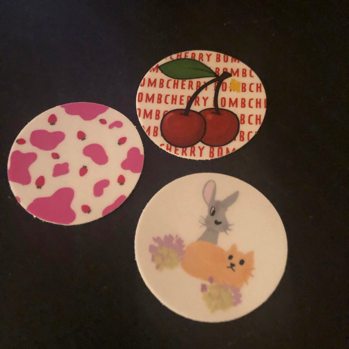 Rabbit and Cat MINI Sticker