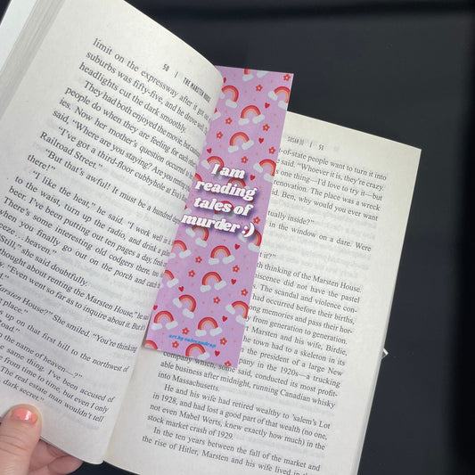I am reading tales of murder Bookmark