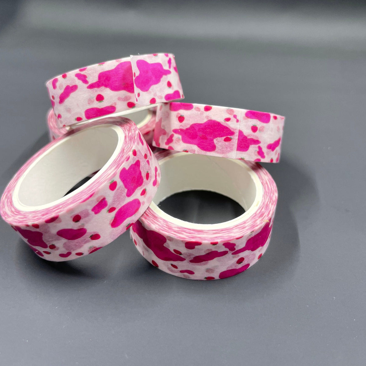 Pink Cow Print Washi Tape