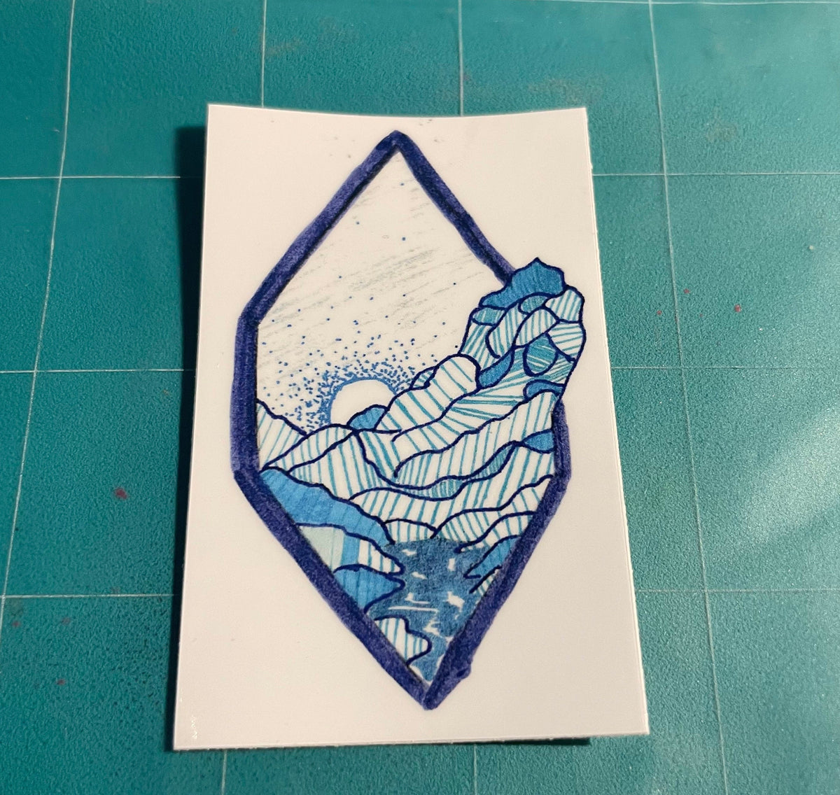 Blue Mountains Sticker