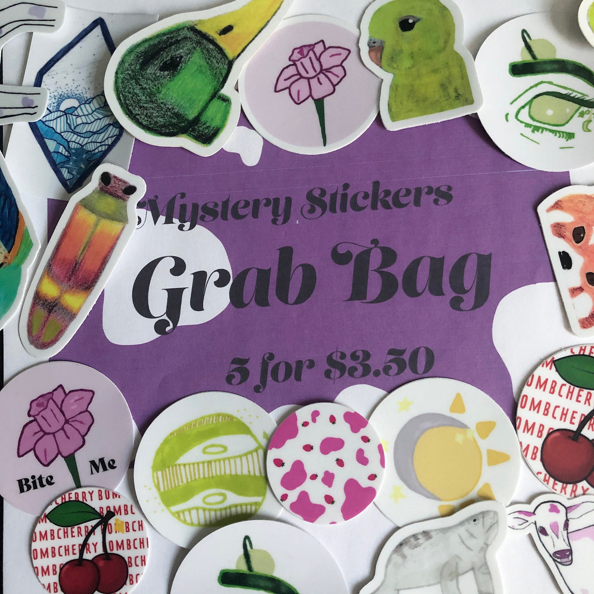 Mystery Stickers Grab Bag