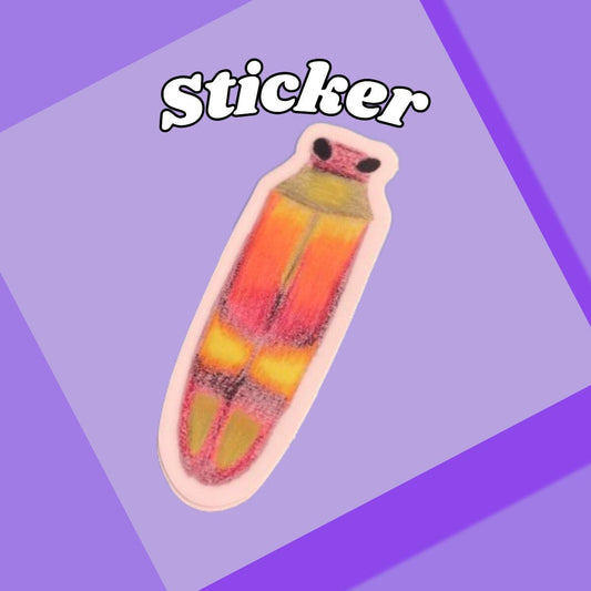 Colorful Beetle Insect MINI Sticker