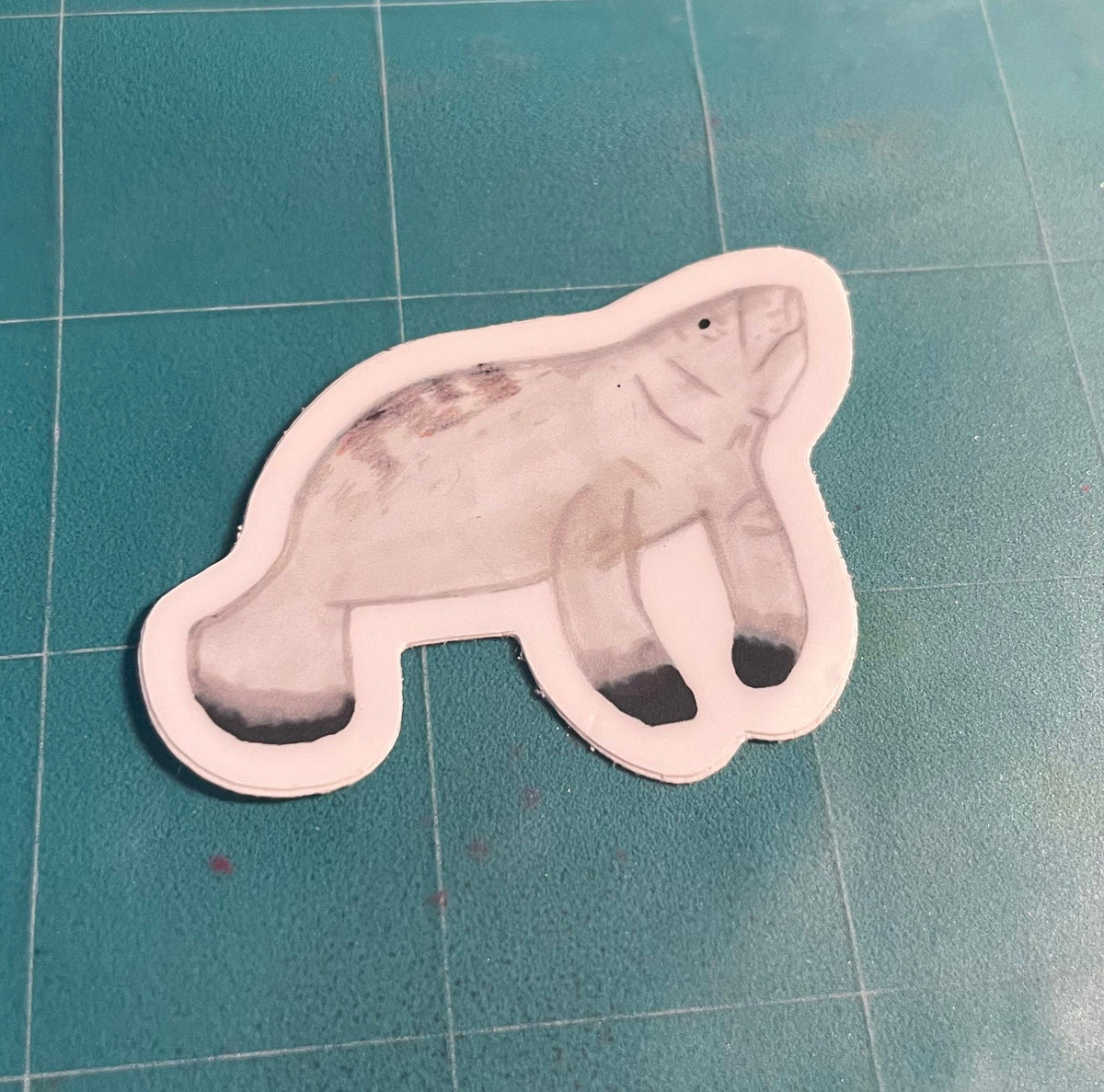 Mini Manatee Sticker
