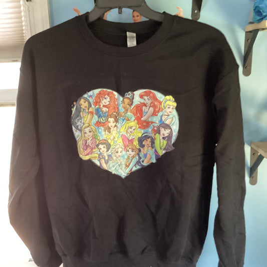 Princess Heart Crewneck