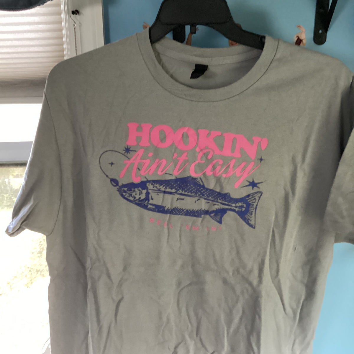 Hookin' Aint Easy Adult T-Shirt