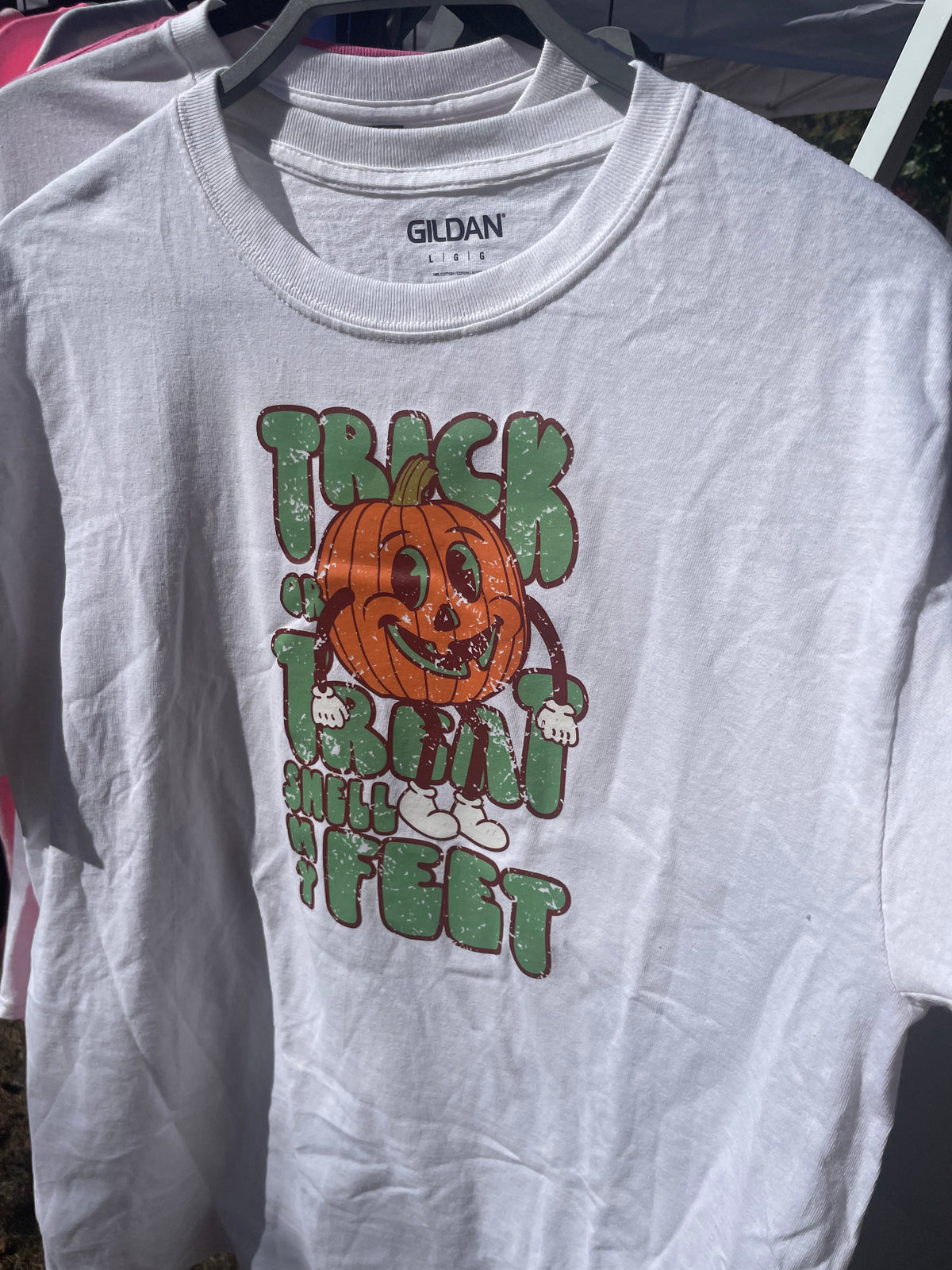 Trick or Treat Halloween ADULT T-Shirt
