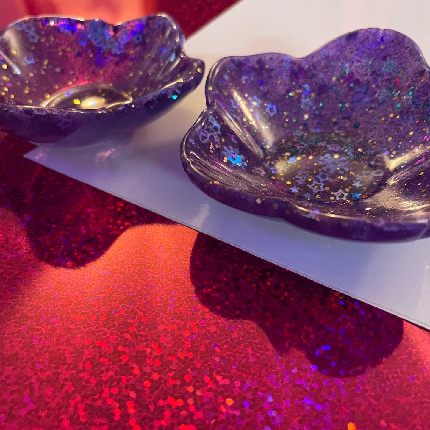 Groovy Purple Resin Tray