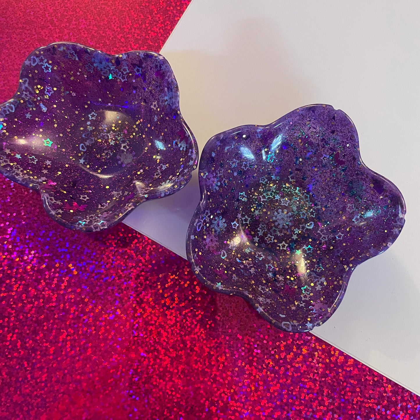 Groovy Purple Resin Tray