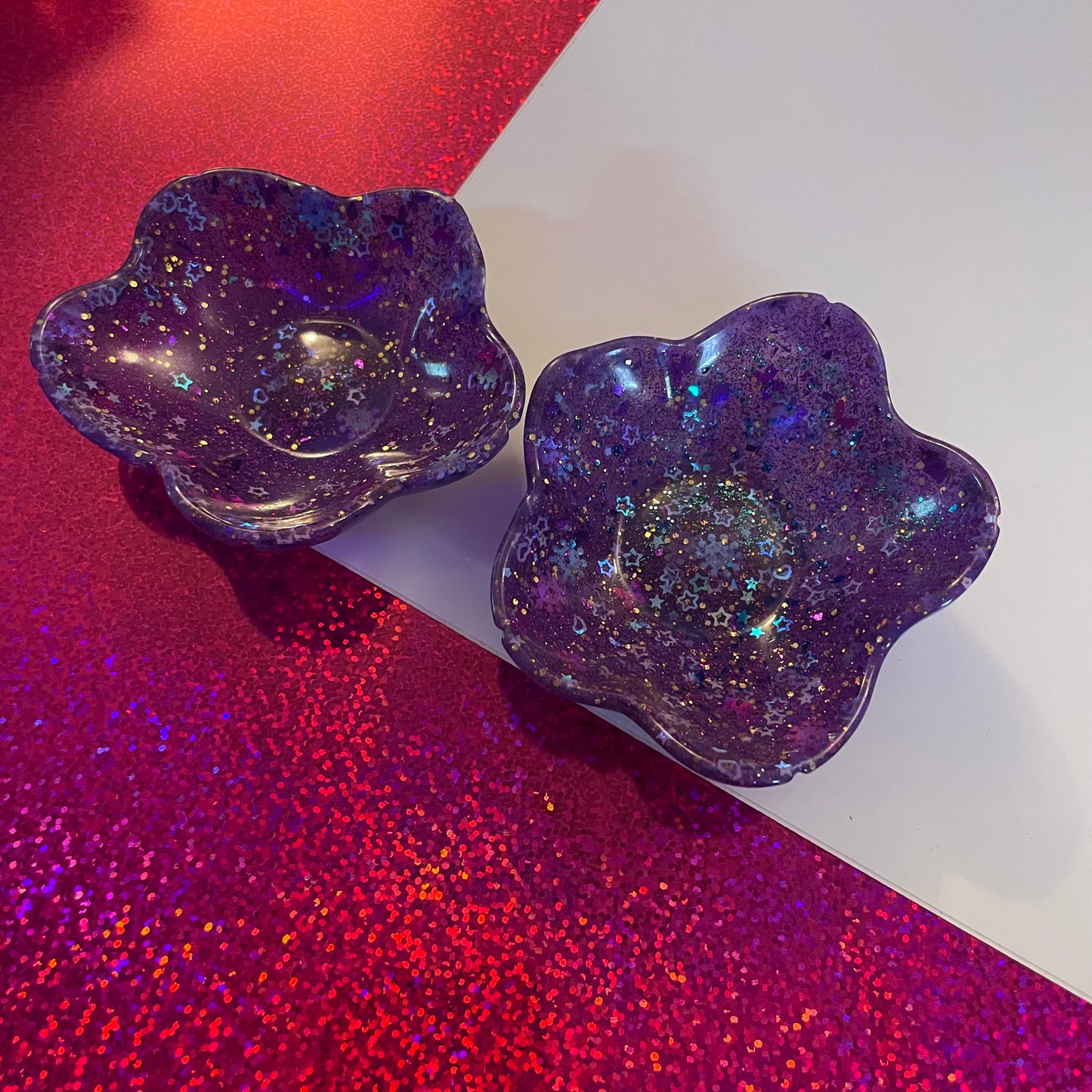 Groovy Purple Resin Tray