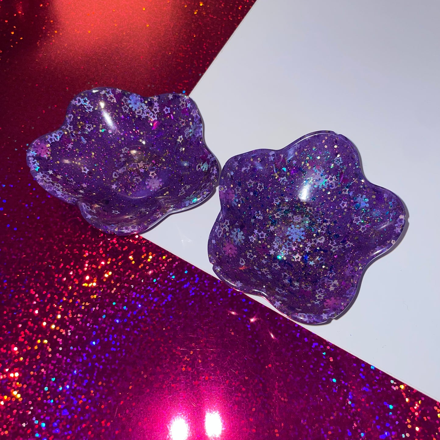 Groovy Purple Resin Tray