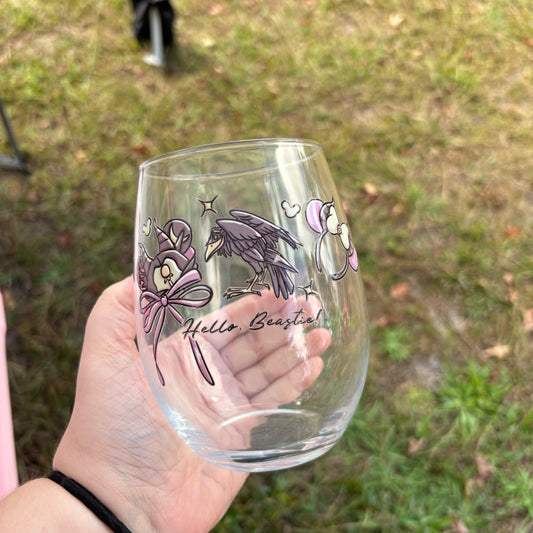 Wine Glass Evil Witch