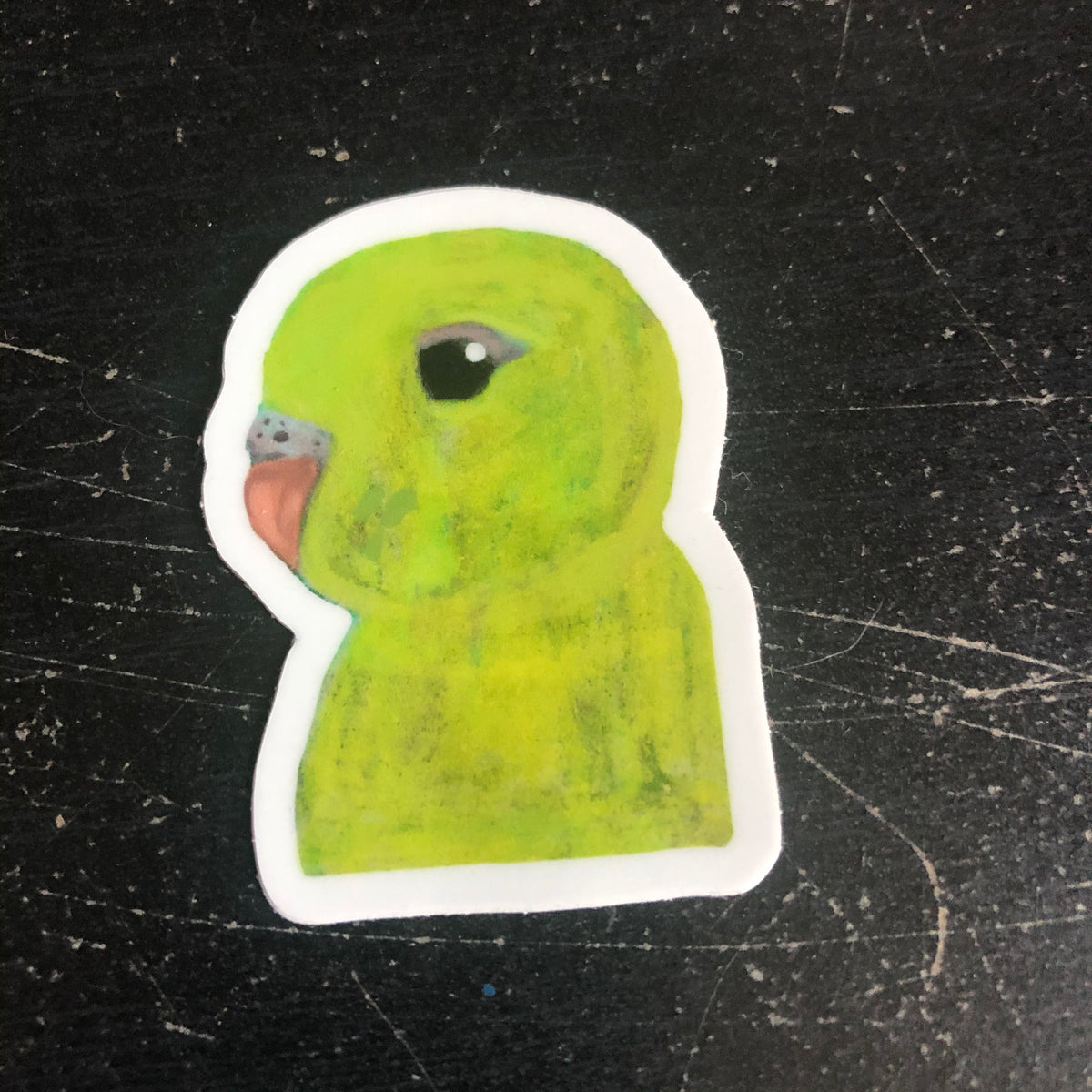 Yellow Parakeet Bird MINI Sticker