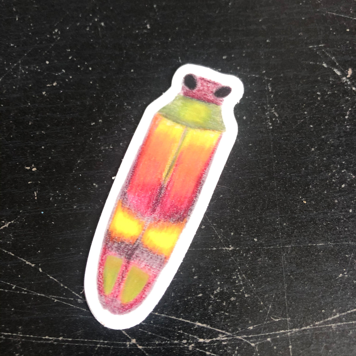 Colorful Beetle Insect MINI Sticker