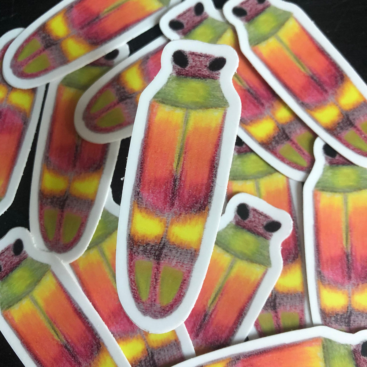 Colorful Beetle Insect MINI Sticker