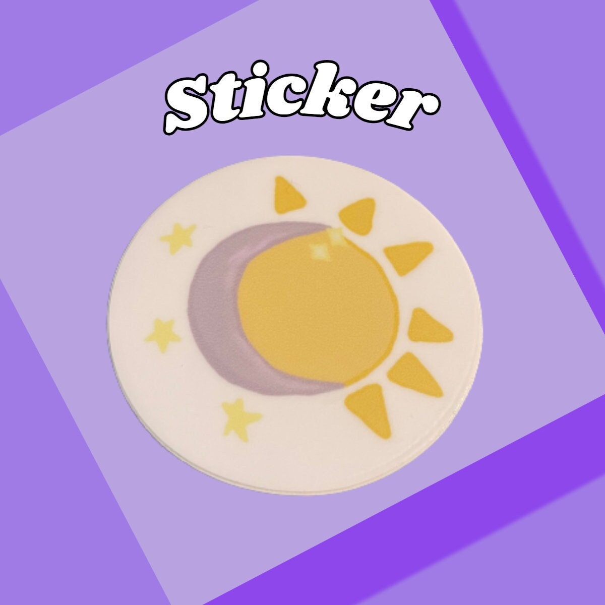 Sun and Moon Sticker